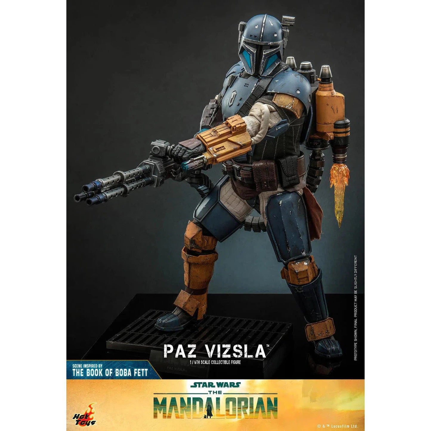 Paz Vizsla: Star Wars: The Mandalorian - Hot Toys Action Figure