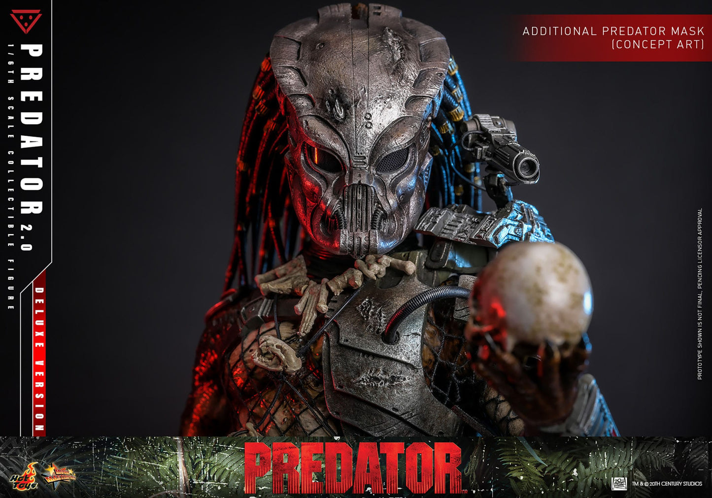 Predator: Predator 2.0: Deluxe: 1/6th Scale Action Figure - Hot Toys Action Figure