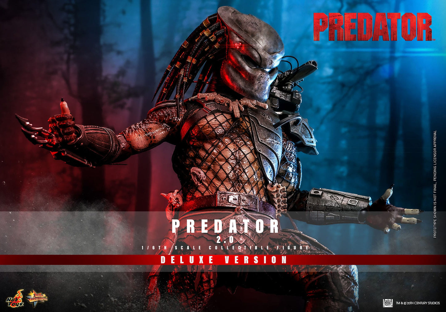 Predator: Predator 2.0: Deluxe: 1/6th Scale Action Figure - Hot Toys Action Figure