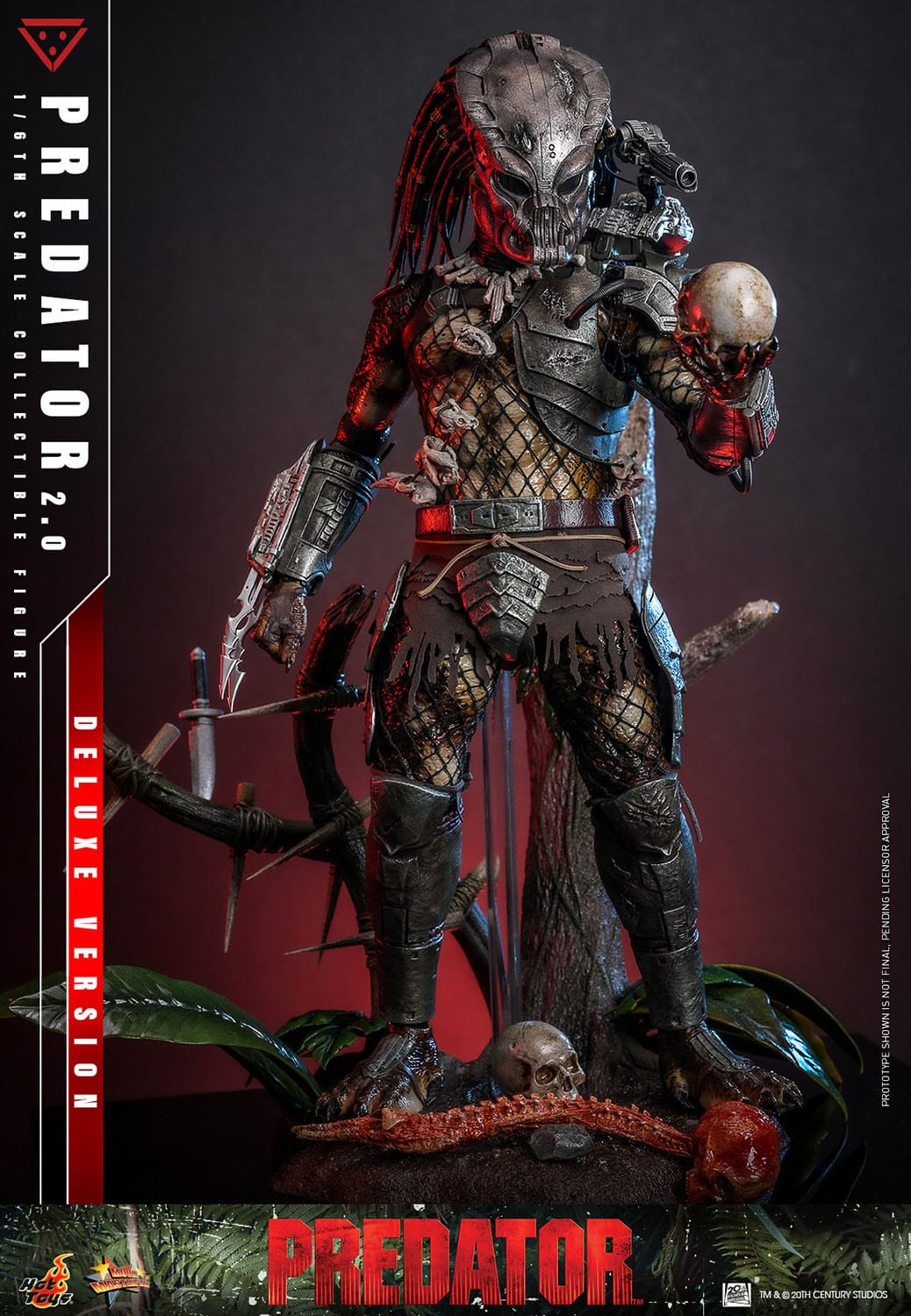 Predator: Predator 2.0: Deluxe: 1/6th Scale Action Figure - Hot Toys Action Figure