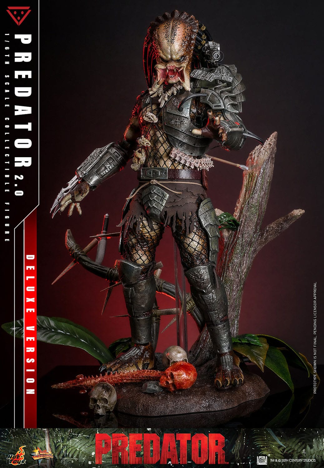 Predator: Predator 2.0: Deluxe: 1/6th Scale Action Figure - Hot Toys Action Figure