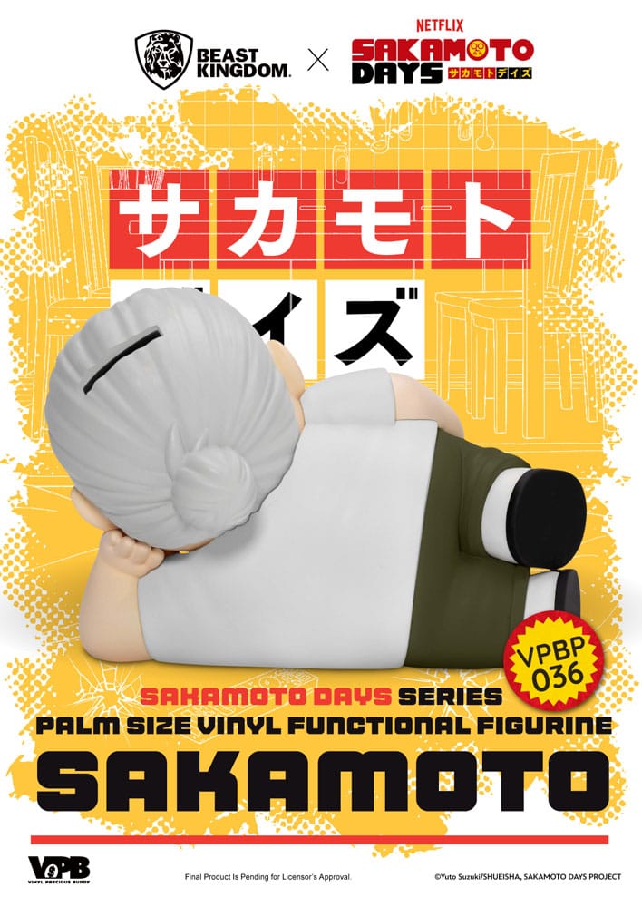 Sakamoto Days: Taro Sakamoto: Vinyl Piggy Bank - Beast Kingdom Toys Piggy Bank