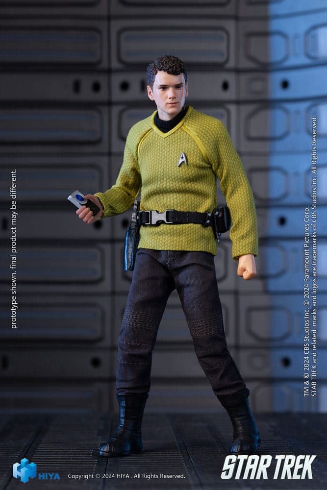 Star Trek (2009): Chekov: Exquisite Super Series: 1/12 Action Figure - Hiya Toys Action Figure