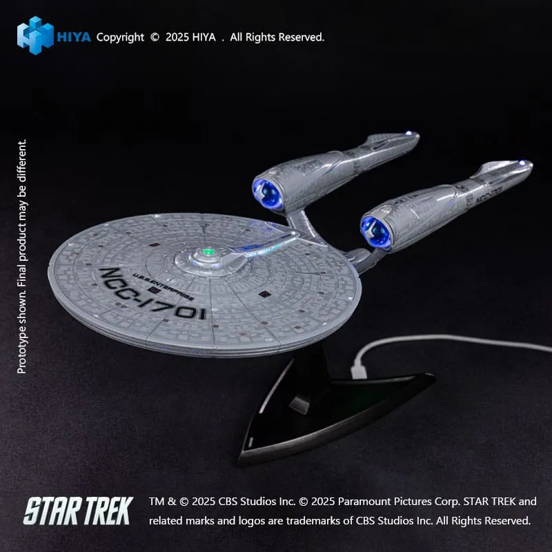 Star Trek (2009): U.S.S. Enterprise NCC-1701: REPLICAart Series Light-Up Starship - Hiya Toys Action Figure