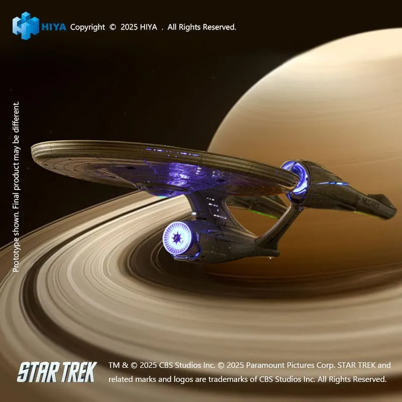 Star Trek (2009): U.S.S. Enterprise NCC-1701: REPLICAart Series Light-Up Starship - Hiya Toys Action Figure