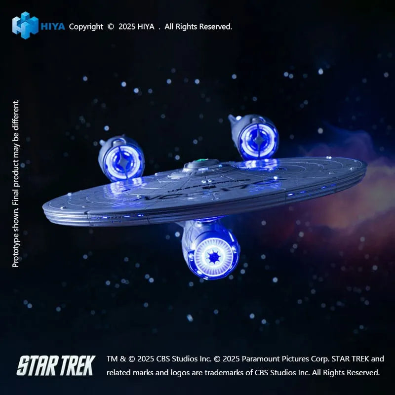 Star Trek (2009): U.S.S. Enterprise NCC-1701: REPLICAart Series Light-Up Starship - Hiya Toys Action Figure