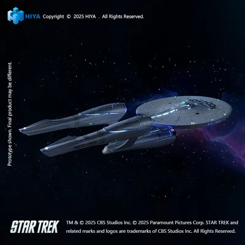 Star Trek (2009): U.S.S. Enterprise NCC-1701: REPLICAart Series Light-Up Starship - Hiya Toys Action Figure