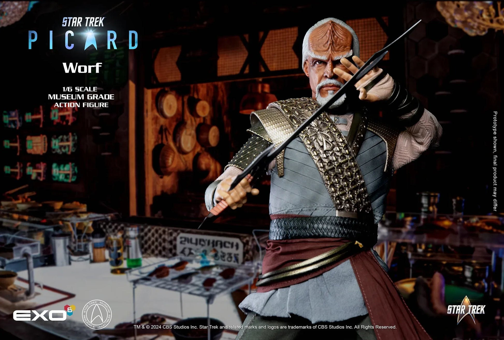 Star Trek: Picard: Pacifist Worf: Exo-6 - EXO-6 Action Figure