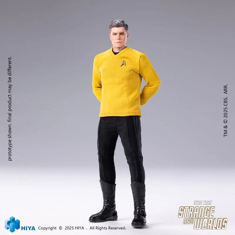 Star Trek: Strange New Worlds: Christopher Pike: Exquisite Super Series: Action Figure - Hiya Toys Action Figures