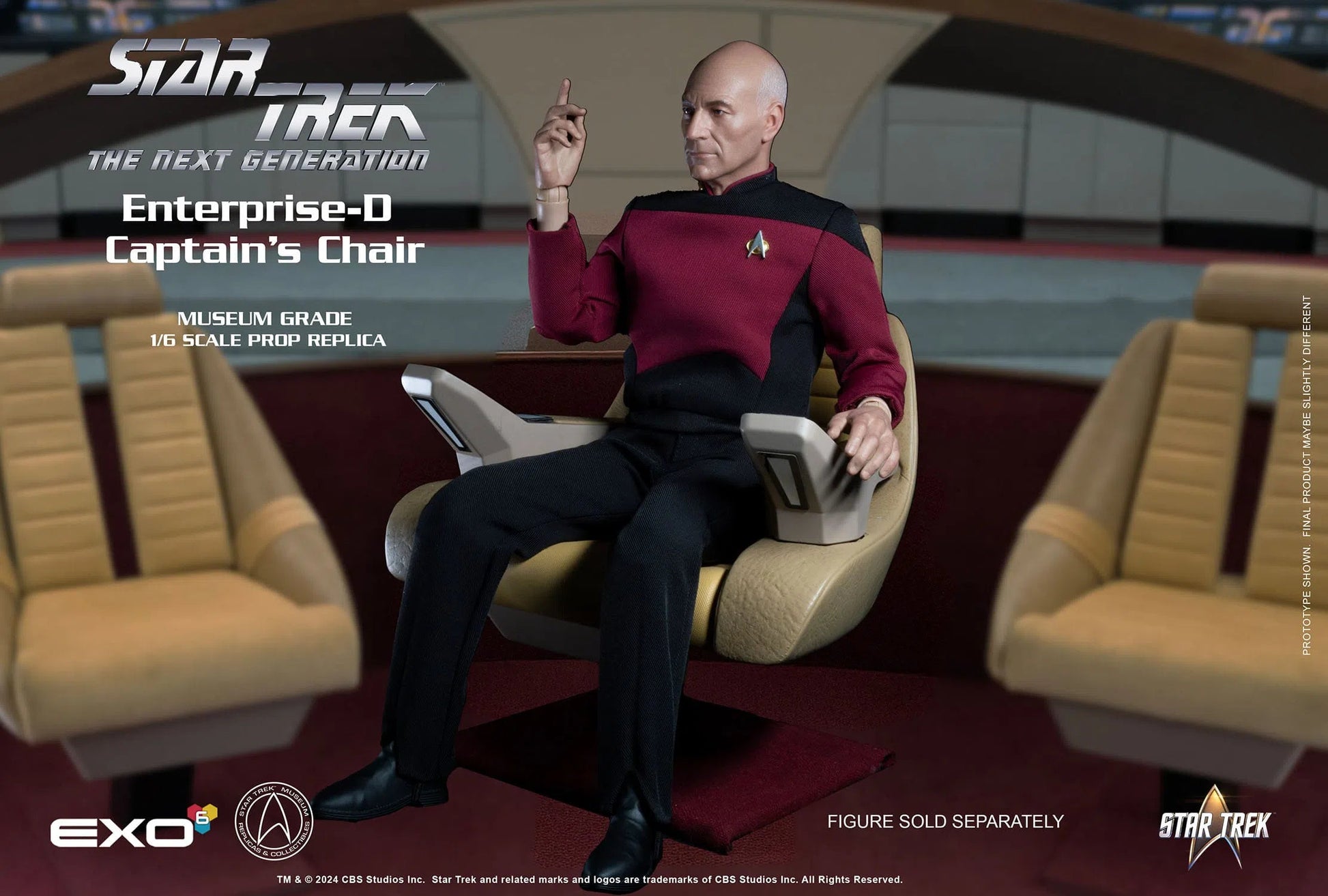 Star Trek: The Next Generation: Captains Chair: Sixth Scale - EXO-6 Action Figure