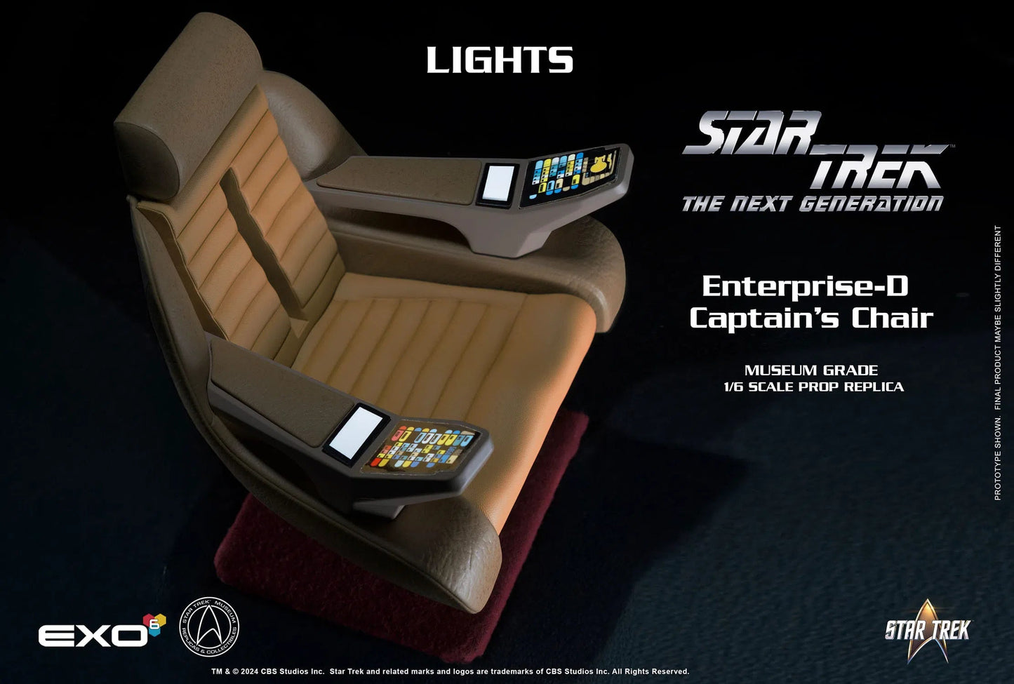 Star Trek: The Next Generation: Captains Chair: Sixth Scale - EXO-6 Action Figure