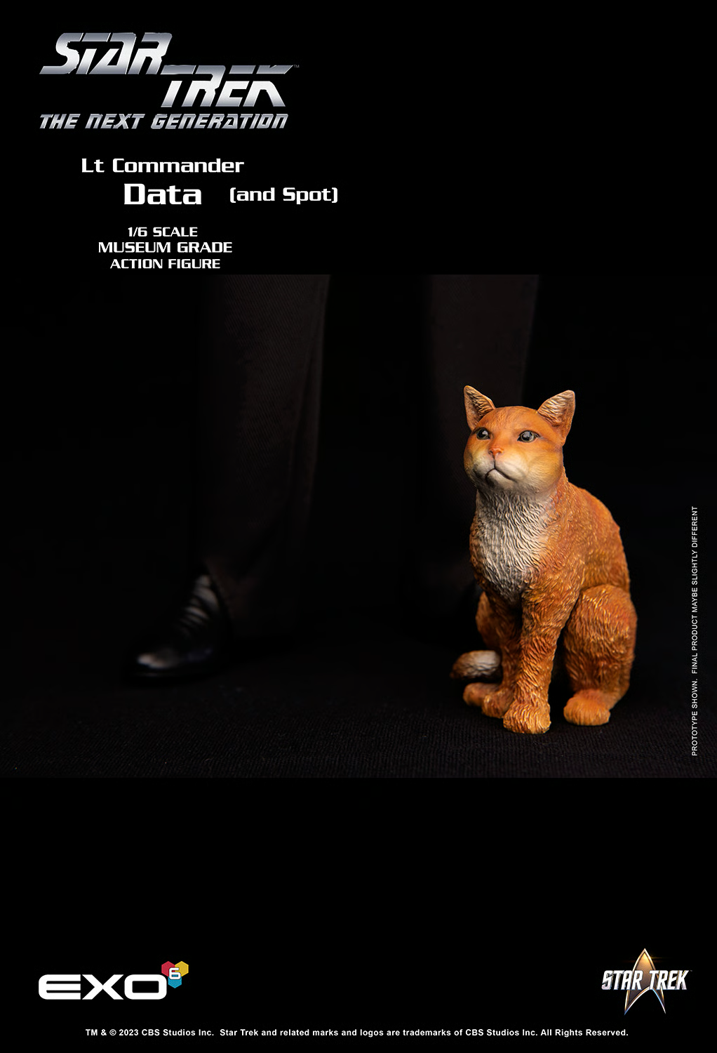 Star Trek: The Next Generation: Lt. Commander Data: Standard Version: Reissue - EXO-6 Action Figure