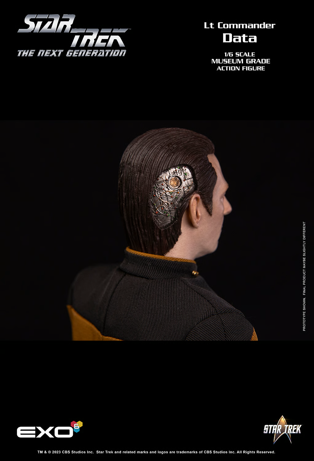 Star Trek: The Next Generation: Lt. Commander Data: Standard Version: Reissue - EXO-6 Action Figure