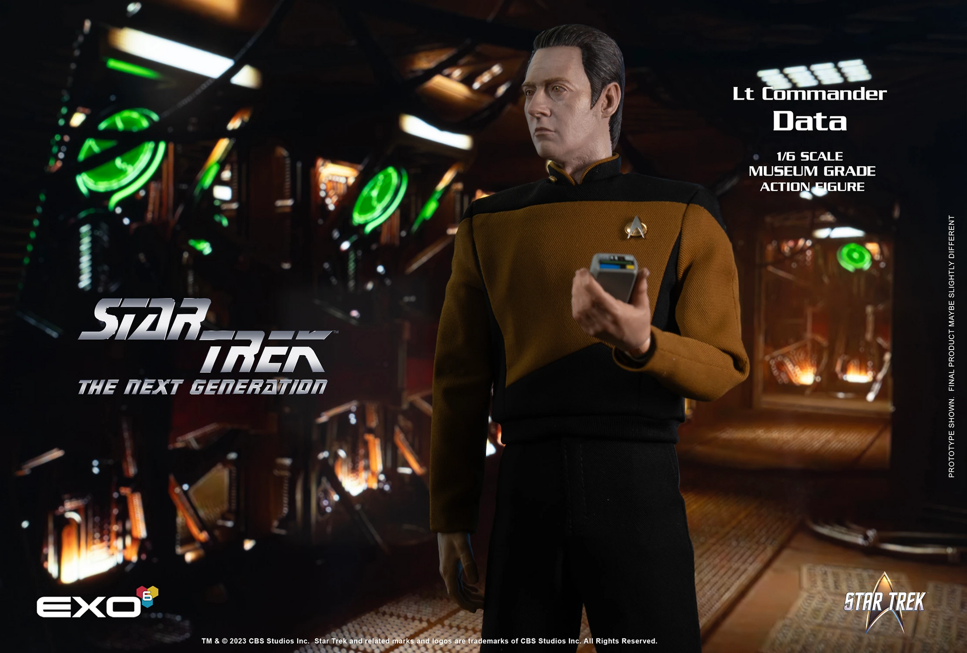 Star Trek: The Next Generation: Lt. Commander Data: Standard Version: Reissue - EXO-6 Action Figure
