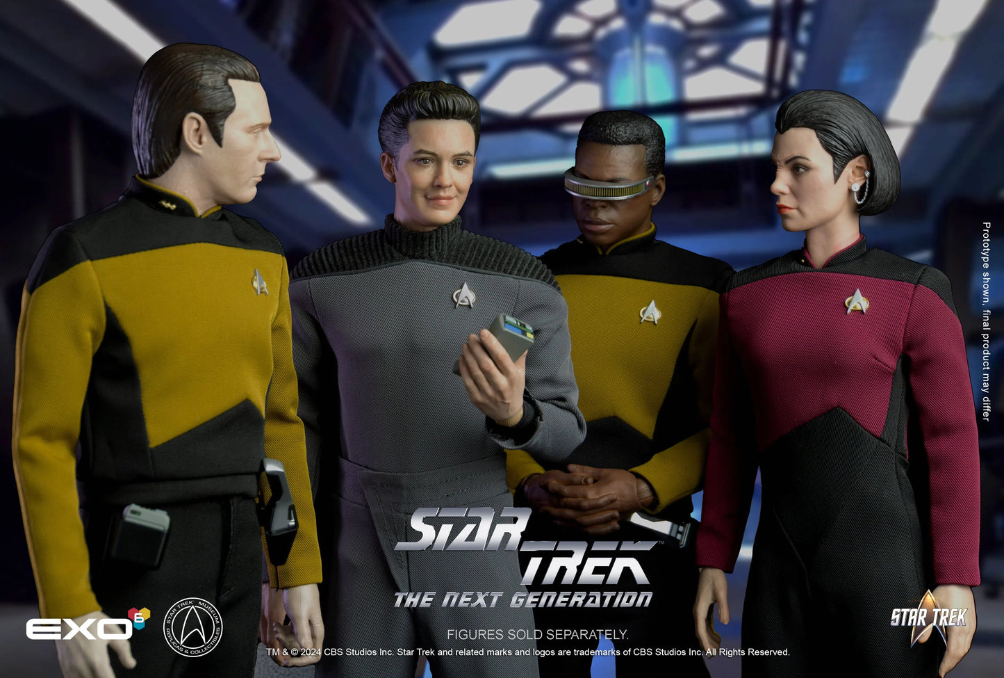 Star Trek: The Next Generation: Wesley Crushery - EXO-6 Action Figures