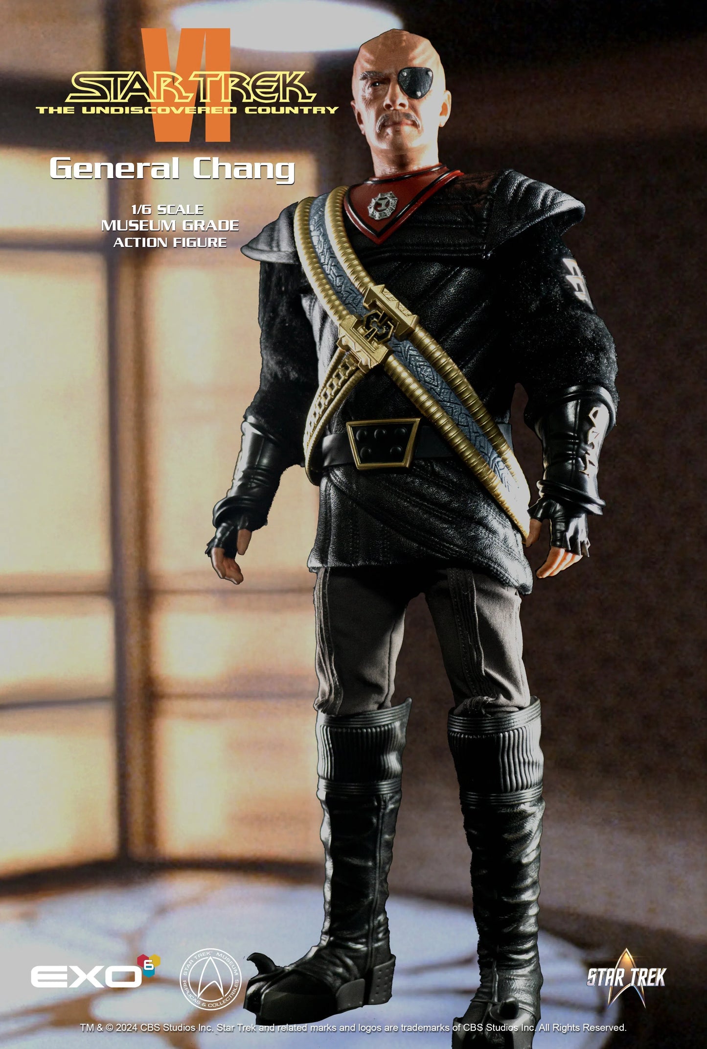 Star Trek: The Undiscovered Country: General Chang: Sixth Scale - EXO-6 Action Figure