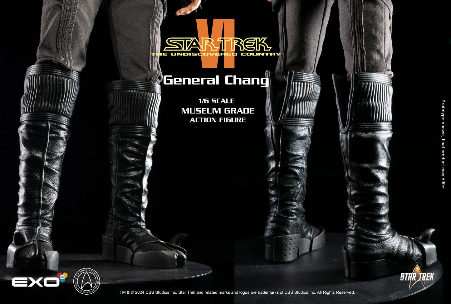 Star Trek: The Undiscovered Country: General Chang: Sixth Scale - EXO-6 Action Figure