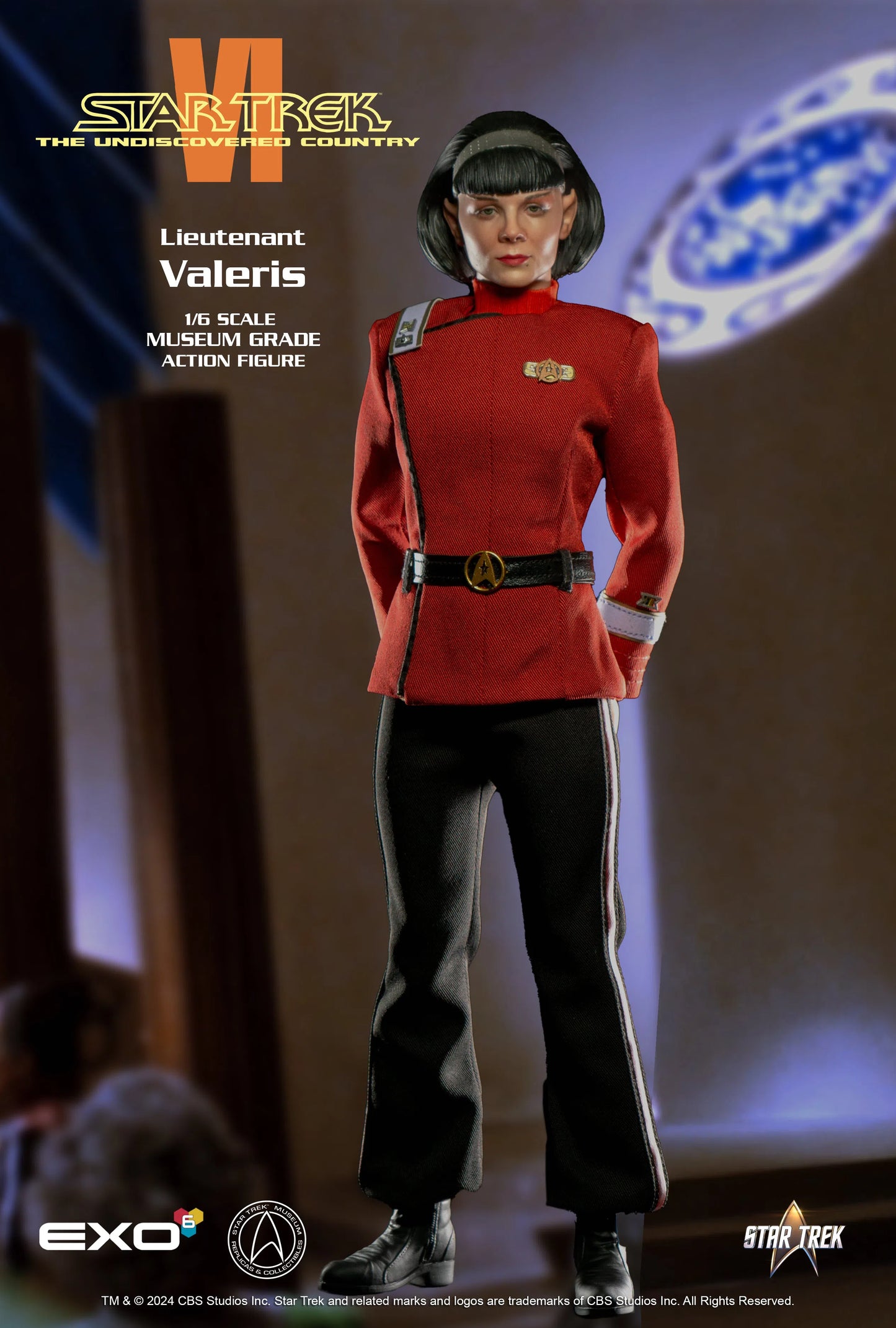 Star Trek VI: The Undiscovered Country: Lt. Valeris: Sixth Scale - EXO-6 Action Figure