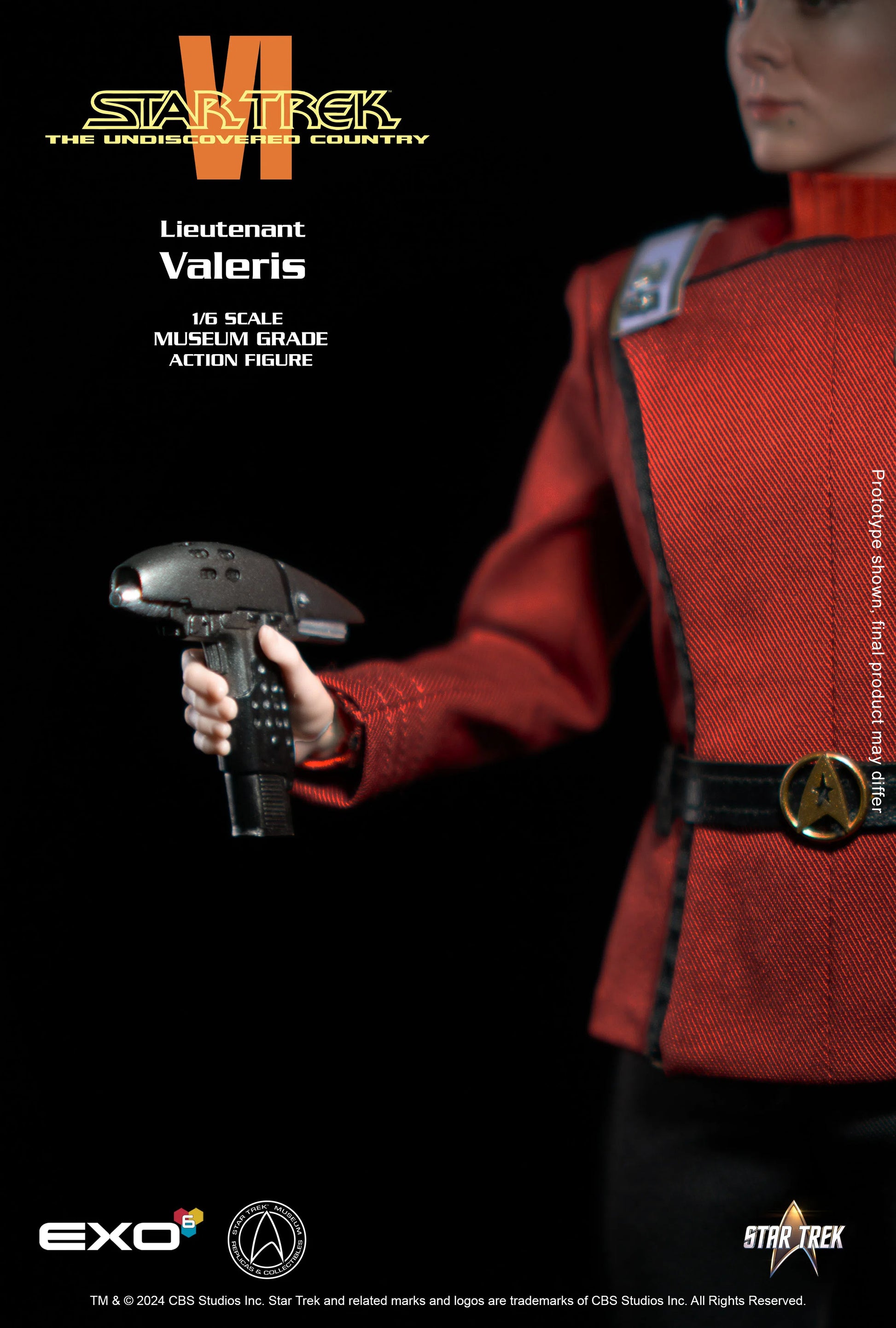 Star Trek VI: The Undiscovered Country: Lt. Valeris: Sixth Scale - EXO-6 Action Figure