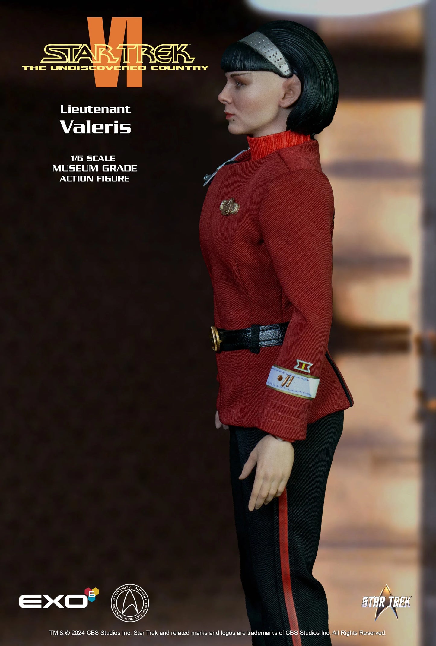 Star Trek VI: The Undiscovered Country: Lt. Valeris: Sixth Scale - EXO-6 Action Figure