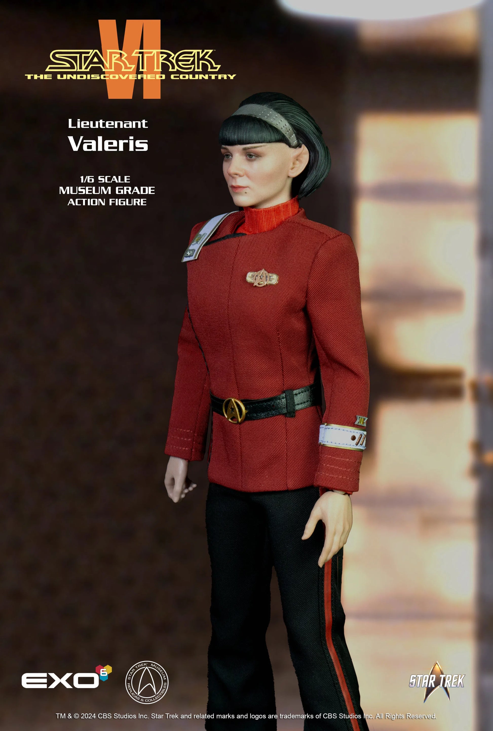 Star Trek VI: The Undiscovered Country: Lt. Valeris: Sixth Scale - EXO-6 Action Figure