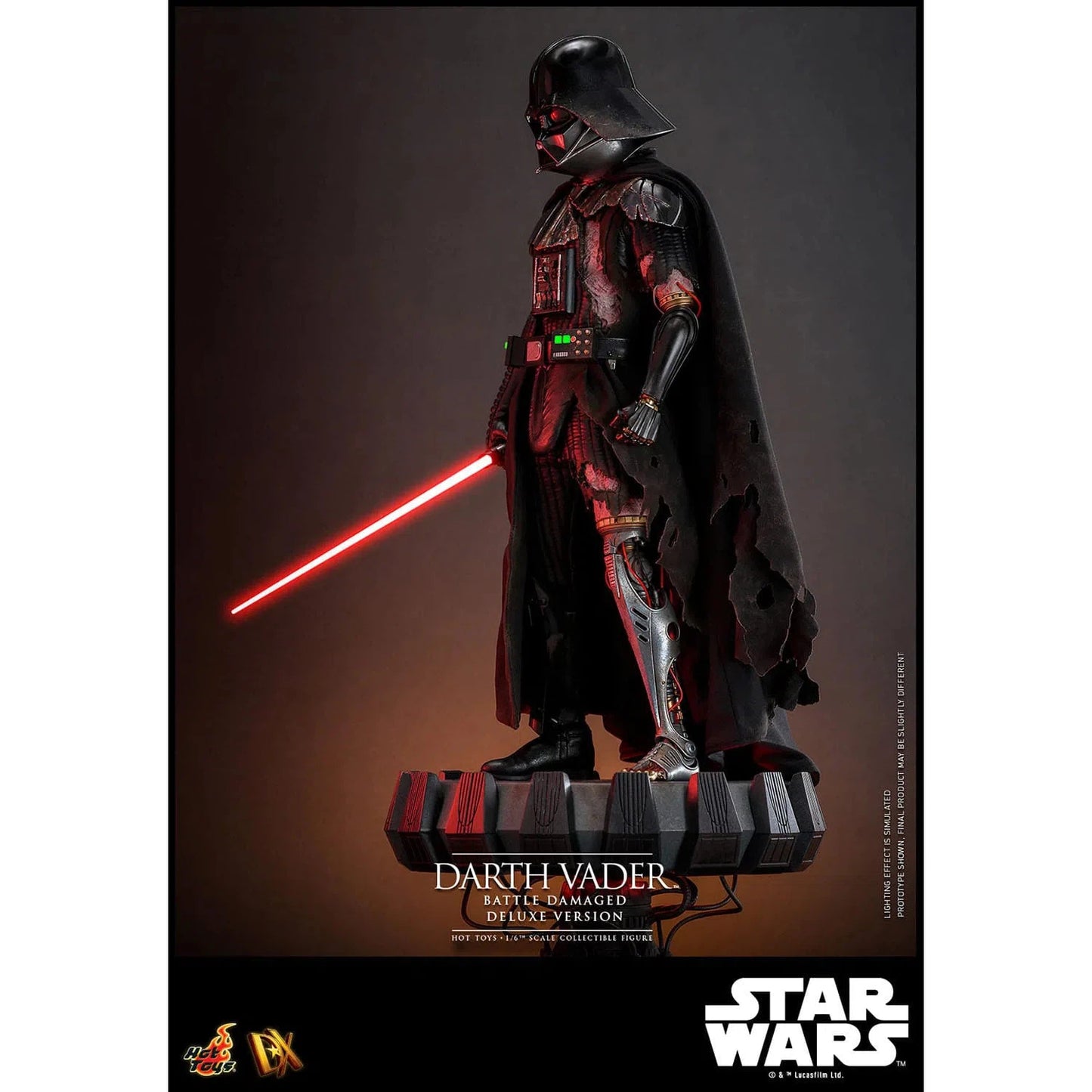 Star Wars: Darth Vader: Battle Damaged: Deluxe: DX45B - Hot Toys Action Figure