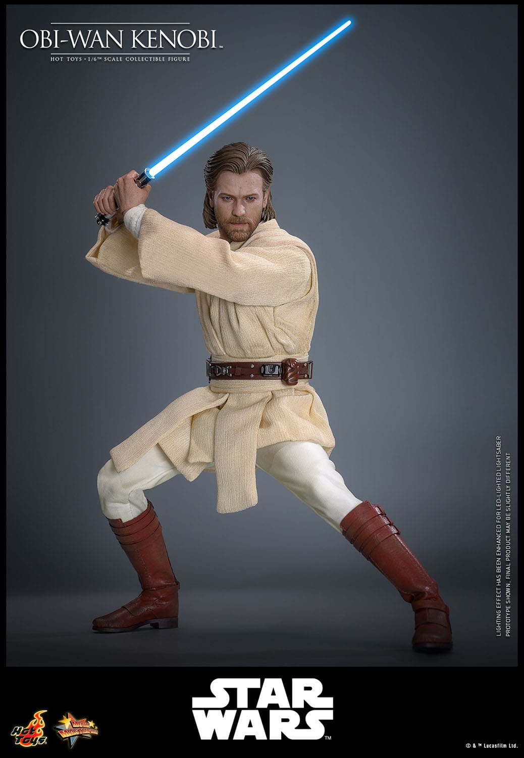 Star Wars: Episode II: Attack Of The Clones: Obi-Wan Kenobi: 1/6th Scale Action Figure - Hot Toys Action Figure