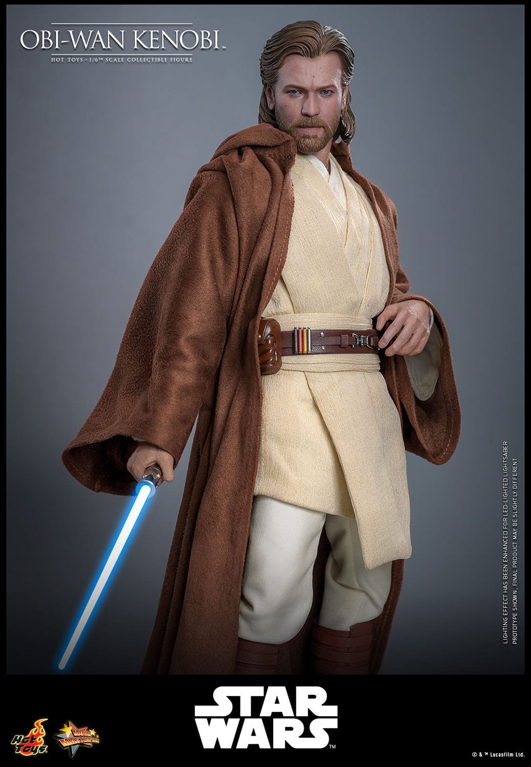 Star Wars: Episode II: Attack Of The Clones: Obi-Wan Kenobi: 1/6th Scale Action Figure - Hot Toys Action Figure