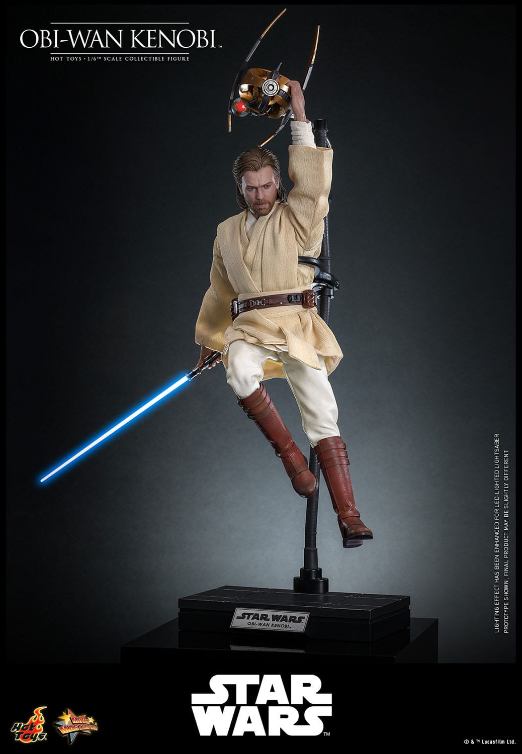 Star Wars: Episode II: Attack Of The Clones: Obi-Wan Kenobi: 1/6th Scale Action Figure - Hot Toys Action Figure