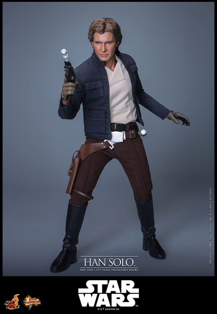Star Wars Episode V Movie Masterpiece Action Figure 1/6 Han Solo 31 cm - Hot Toys Action Figures