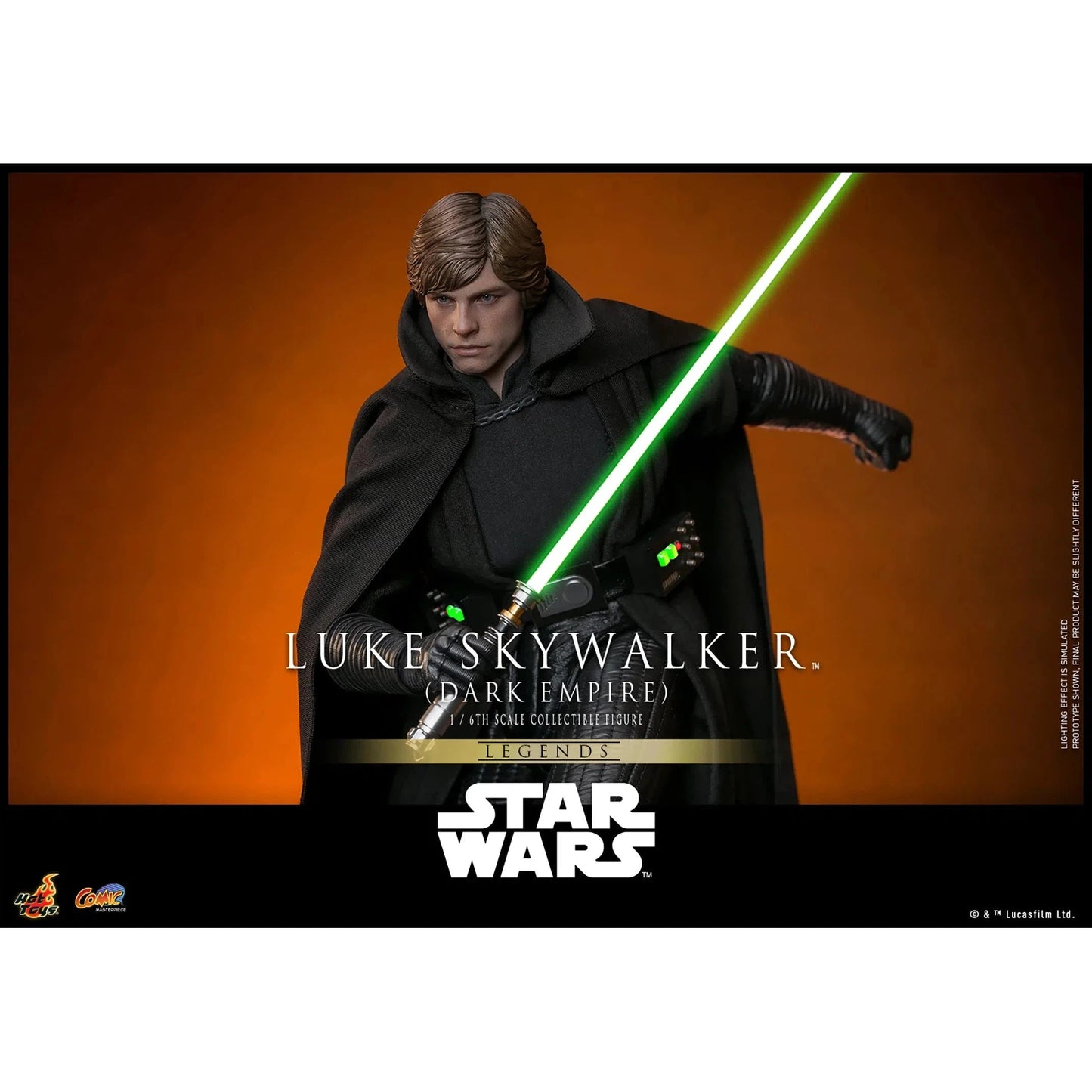 Star Wars: Legends: Luke Skywalker: Dark Empire Figure - Hot Toys Action Figures