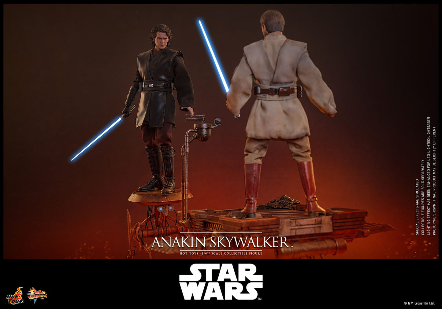 Star Wars: Revenge Of The Sith: Anakin Skywalker: 1/6th Scale Action Figure - Hot Toys Action Figure