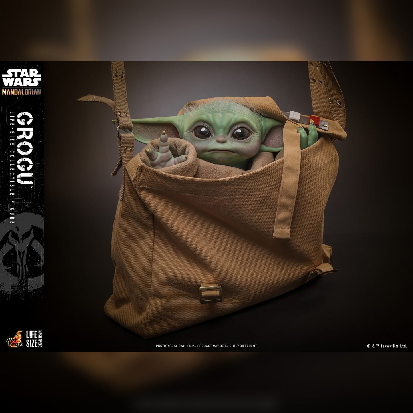 Star Wars: The Mandalorian: Grogu (Life Size): Action Figure - Hot Toys Action Figures