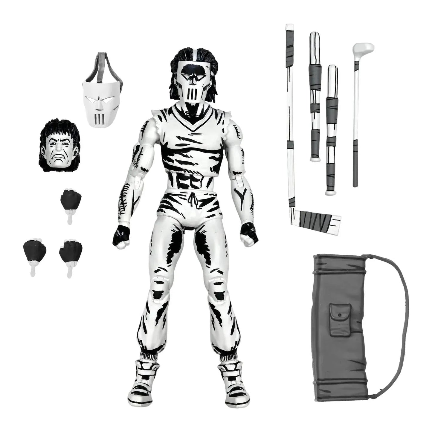 Teenage Mutant Ninja Turtles: Casey Jones: Black & White: 7" Action Figure: Neca - Neca Action Figure