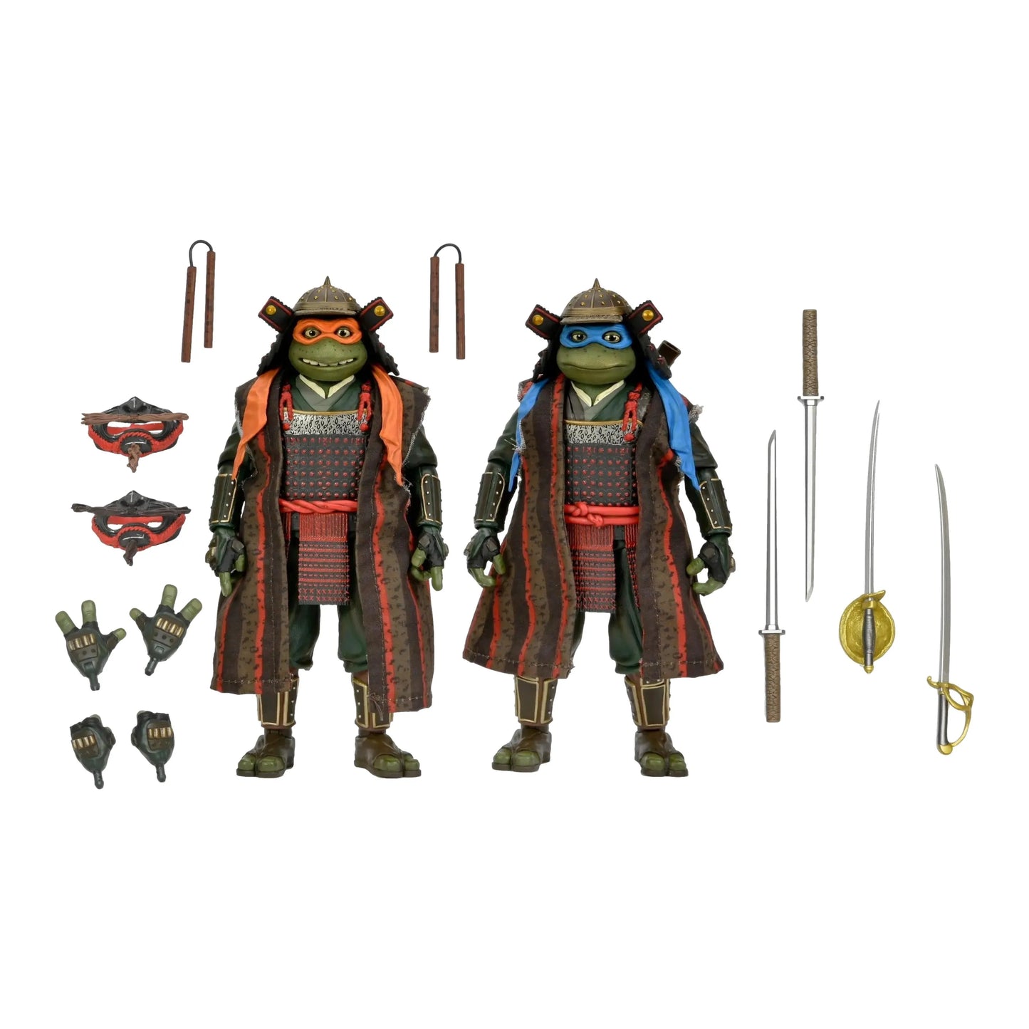 Teenage Mutant Ninja Turtles III: 1993 Movie: Leonardo & Michelangelo: 7" Action Figure 2 Pack (Copy - Neca Action Figure