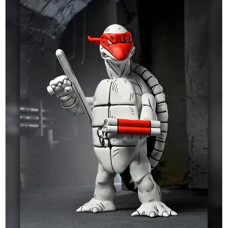 Teenage Mutant Ninja Turtles: (Mirage Comics): First Turtles: (Black & White): Two-Pack: 7" Action Figure - Neca Action Figure