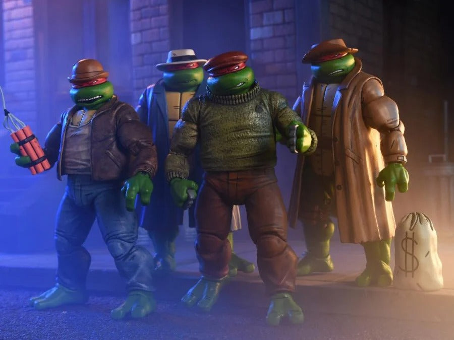 Teenage Mutant Ninja Turtles Turtles: Mirgage Comics: Gangster Turtles: 7" Action Figure Figure 4-Pack - Neca Action Figure