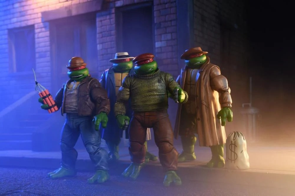 Teenage Mutant Ninja Turtles Turtles: Mirgage Comics: Gangster Turtles: 7" Action Figure Figure 4-Pack - Neca Action Figure