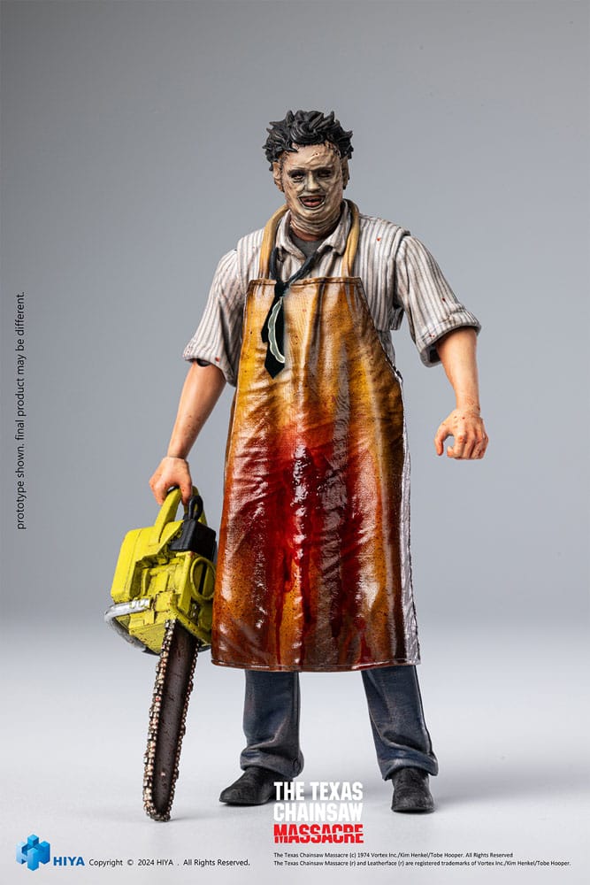 Texas Chainsaw Massacre (1974): Leatherface: Killing Mask: Exquisite Mini: 1/18 Action Figure - Hiya Toys Action Figures
