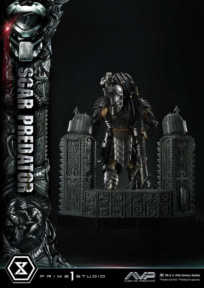 The Alien vs. Predator Museum Masterline Series Statue 1/3 Scar Predator 93 cm - Prime 1 Studio Statues
