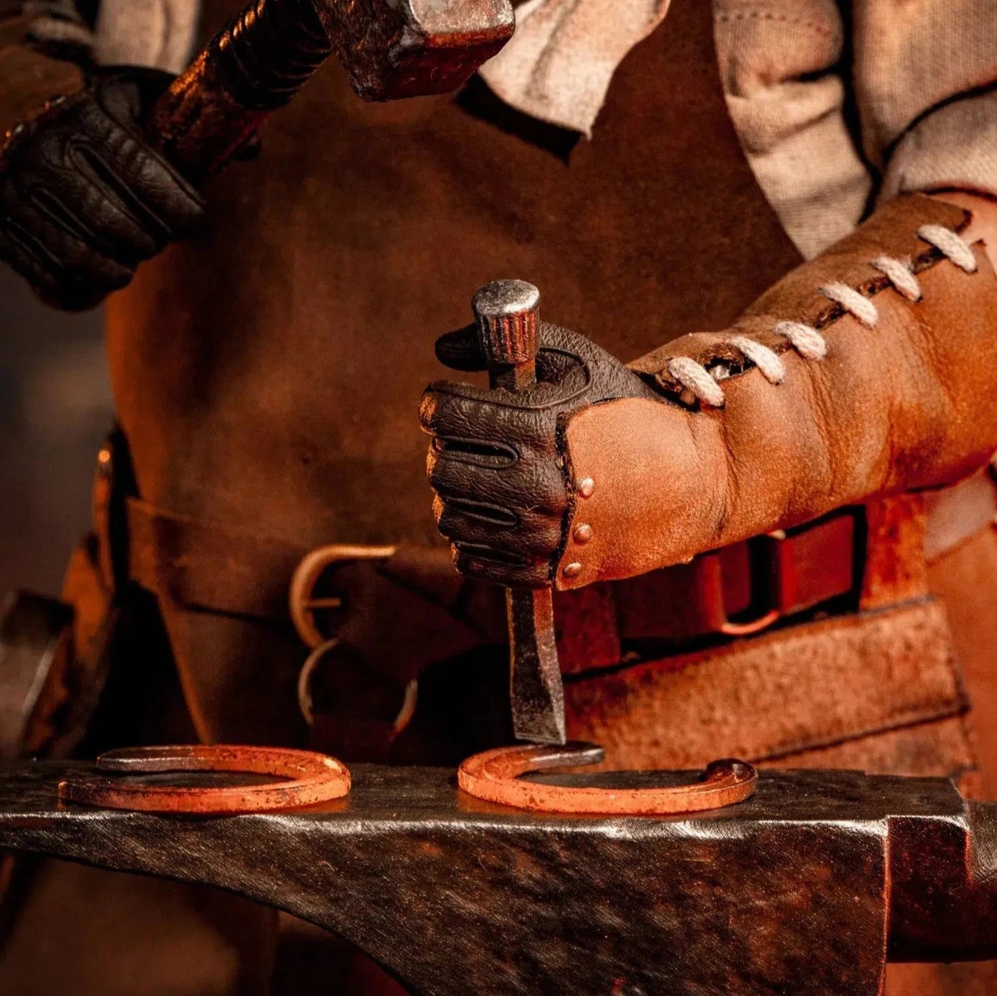 The Evolution of Europe: Blacksmith Of The Middle Ages: POP-EE02: Pop Costume: Sixth Scale Figure - Pop Toys Action Figure