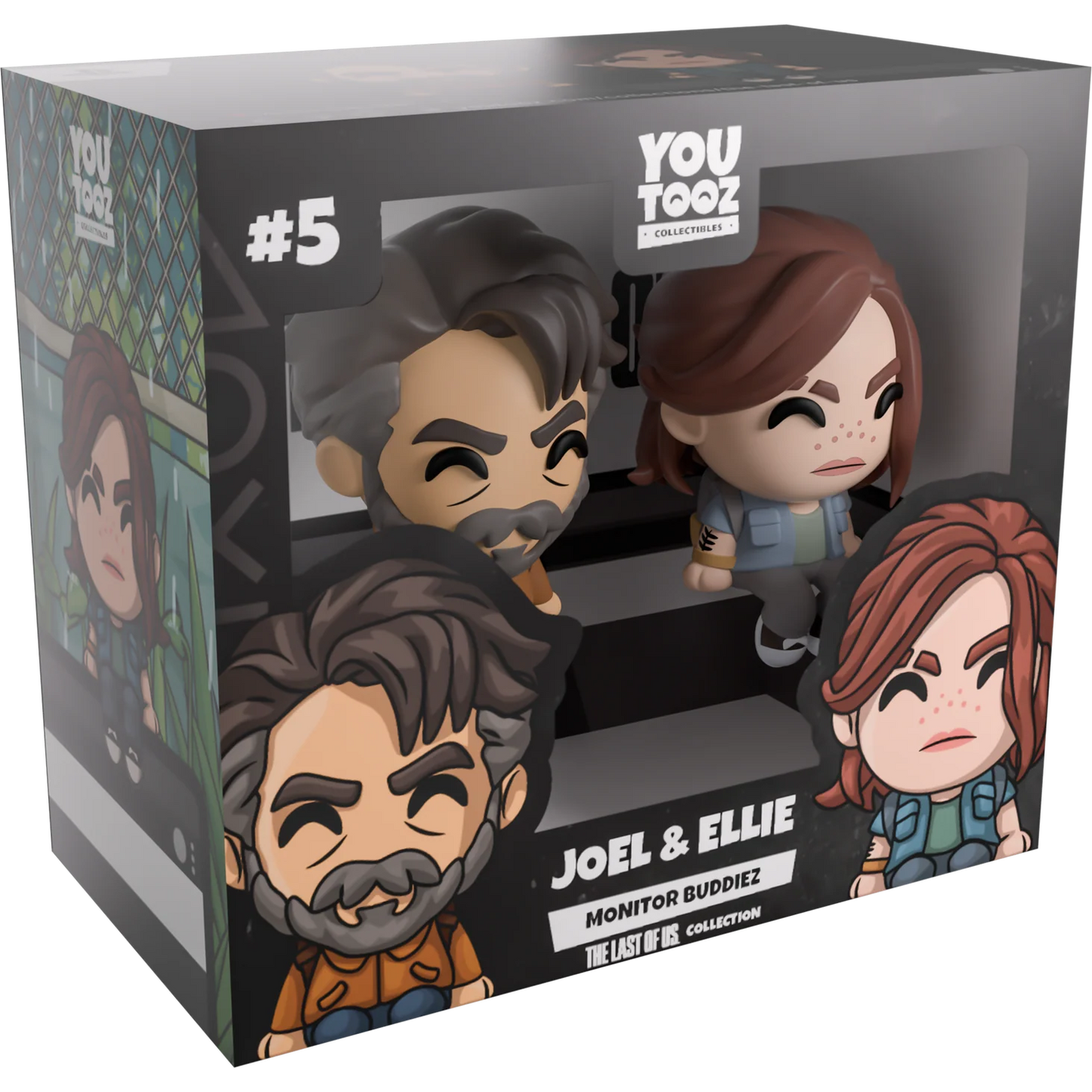 The Last Of Us: Joel & Ellie Monitor Buddiez: Vinyl Figures - YouTooz Vinyl Figure