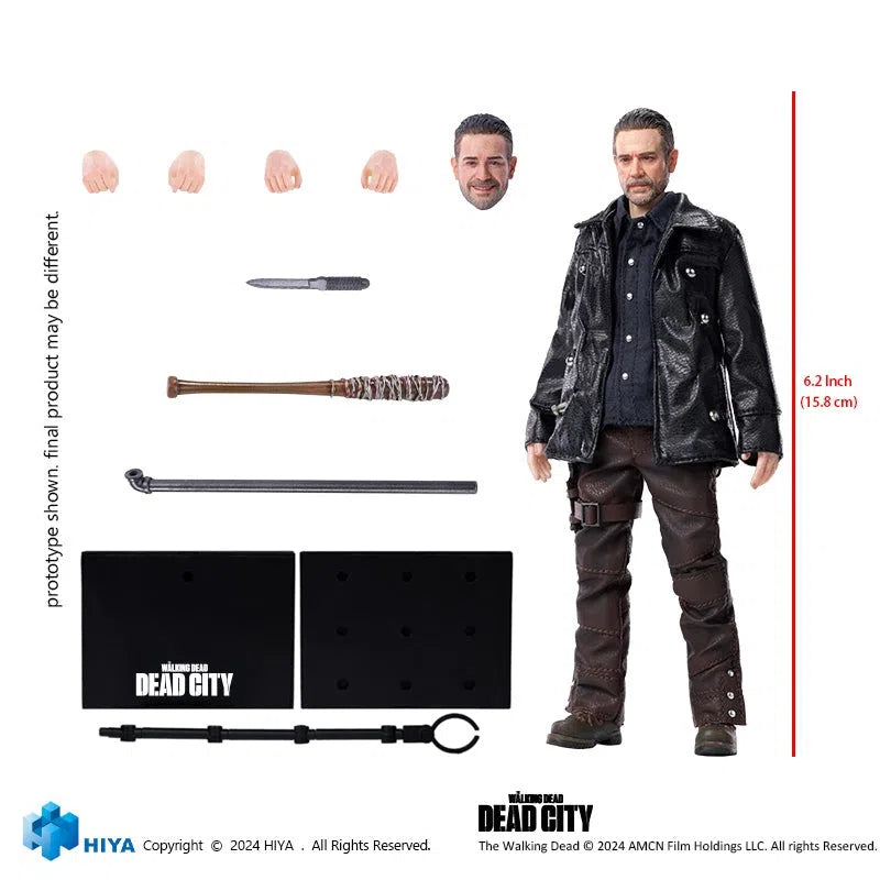 The Walking Dead: Dead City: Negan: Exquisite Super: 1/12 Action Figure - Hiya Toys Action Figures