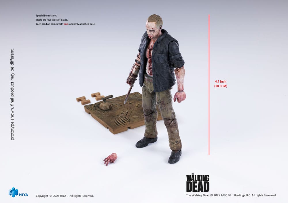The Walking Dead Exquisite Mini Series Actionfigur 1/18 Merle 11 cm - Hiya Toys Action Figures