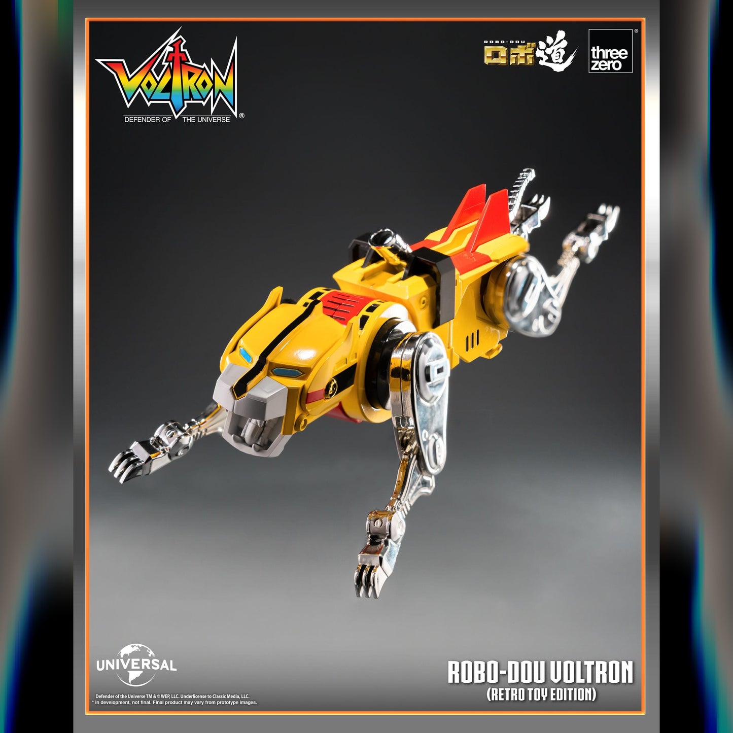 Voltron: Defender Of The Universe: ROBO-DOU Voltron (Retro Toy Edition): Action Figure - ThreeZero Action Figure