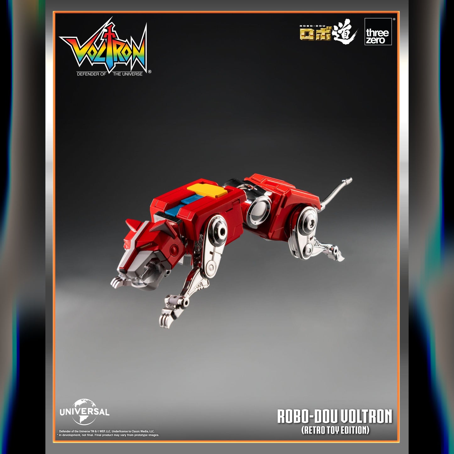 Voltron: Defender Of The Universe: ROBO-DOU Voltron (Retro Toy Edition): Action Figure - ThreeZero Action Figure
