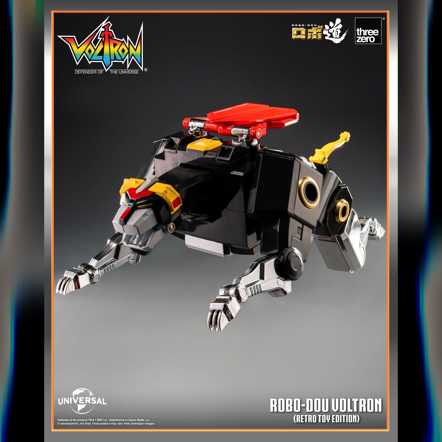 Voltron: Defender Of The Universe: ROBO-DOU Voltron (Retro Toy Edition): Action Figure - ThreeZero Action Figure