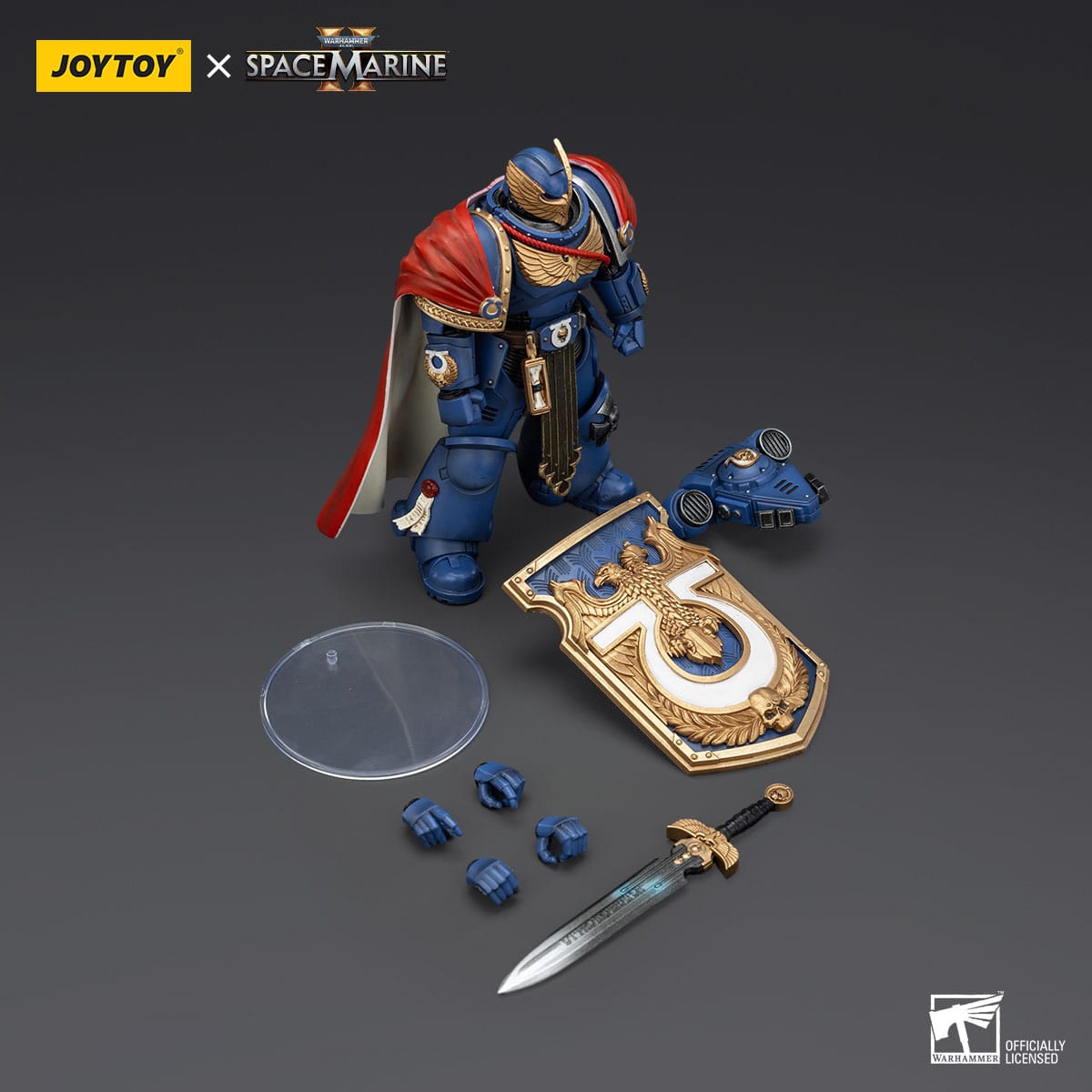 Warhammer 40K: Ultramarines: Victrix Honour Guardwith Storm Shield And Power Sword: Joy Toy - Joy Toy Action Figures