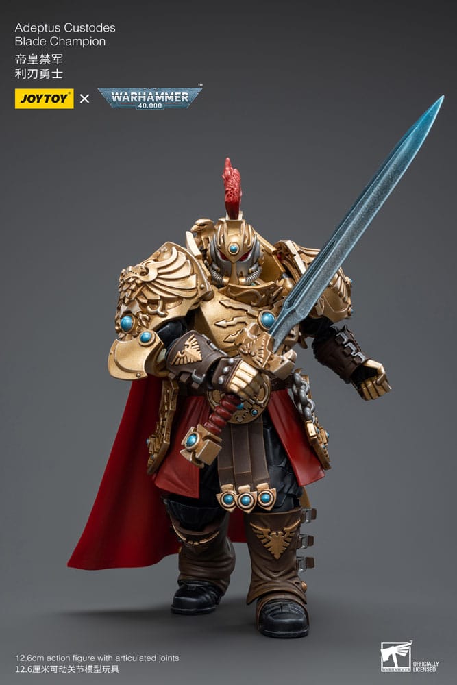 Warhammer 40k: Adeptus Custodes: Blade Champion: Action Figure - Joy Toy Action Figures