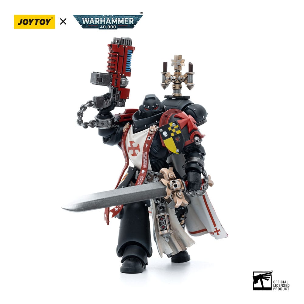 Warhammer 40k: Black Templars: Sword Brethren Brother Lombast: Action Figure - Joy Toy Action Figure